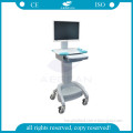 AG-WT002B CE ISO approved ABS Medical Workstation Trolley medical trolley